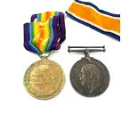 WW1 pair of medals to 79054 pte g.r.lythe durh.l.i