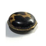 Antique 18th century tortoiseshell pair case outer case only in good condition age related wear