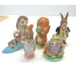 6 Beswick Beatrix potters figures all good condition please see images for details