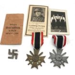 2 ww2 nazi medals pictures etc