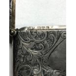 Antique silver vesta case