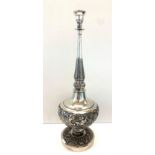 Antique Chinese silver rose water sprinkler, measures approx 11" tall weights is 303g