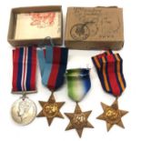 Selection of ww2 medals boxed