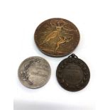 3 antique french medals