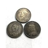 3 silver crowns