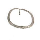 Vintage silver hallmarked collar necklace