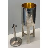 Rare silver Alex Styles cup and cover weight 1085g measures approx 40cm tall please see images for