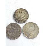 3 usa silver dollars 1922, 1922 and 1898