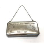 Antique silver Russian Purse measures 7" wide by 3", weighs 271.9g please see images for details