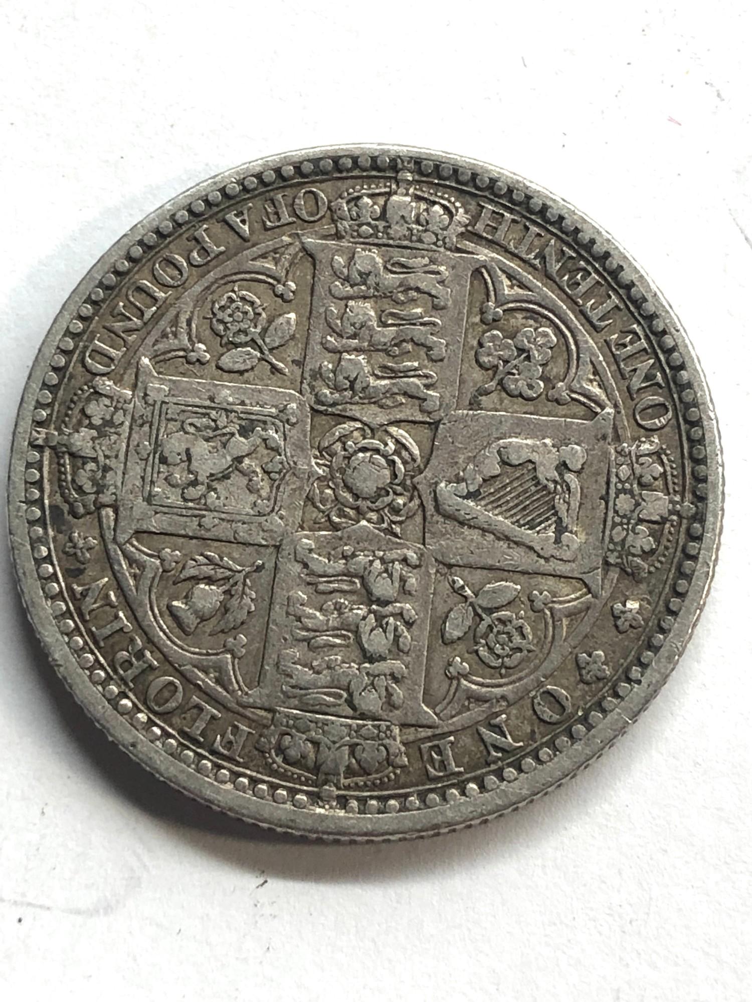 1849 Victorian gothic florin - Image 2 of 2