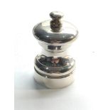 Silver pepper grinder london silver hallmarks