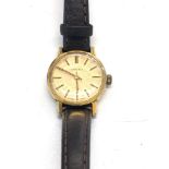 ladies vintage longines wristwatch presentation engraved on back watch winds and ticks but no