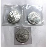 3 liberty 1oz silver one dollars
