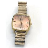 Vintage gents omega Geneve wristwatch the watch winds and ticks but no warranty given