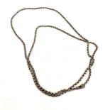 Antique silver guard chain weight 62g