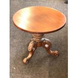 Victorian mahogany lamp table