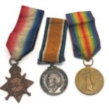 ww1 trio of medals to t4-083630 pte b smallman A.S.C