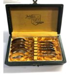 Continental silver spoons boxed weight 120g