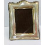 Large vintage silver picture frame measures approx 29cm by 22cm