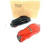 3 Schuco vintage cars, please view images for condition