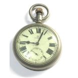 Omega pocket watch spares or repair nickel case