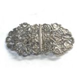 Antique silver nurses buckle Birmingham silver hallmaks date letter a