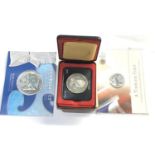 3 Silver coins boxed please see images for details