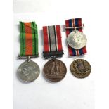 Selection of WW2 medals etc please see images for details