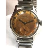 Vintage gents Tissot automatic wristwatch the watch winds and tick but no warranty given please