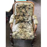 victorian arm chair