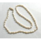 14ct gold clasp fresh water pearl necklace