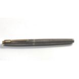 Vintage silver 14ct gold nib parker fountain pen please see images for details