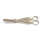 Silver grape shears Sheffield silver hallmarks weight approx. 95g