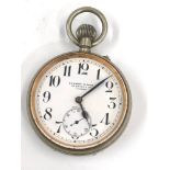 Antique gilith pocket watch by Edward and son london, watch winds and ticks but no warranty if given