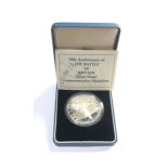 Royal silver proof 50th anniversary the battle of Britain medallion coins boxed please see images