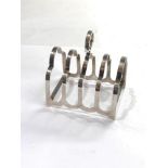 Vintage silver toast rack