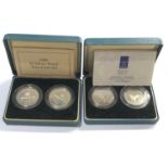 4 Silver proof coins boxed please see images for details