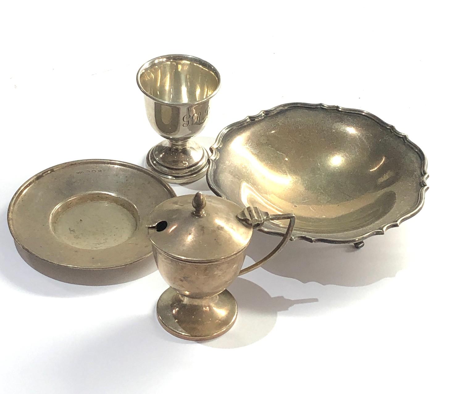 Selection of silver items weight 140g