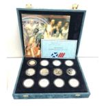 1986 silver proof commemorative x111 commonwealth games coin collection by Royal Mint