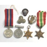 Selection of ww2 medals etc please see images for details