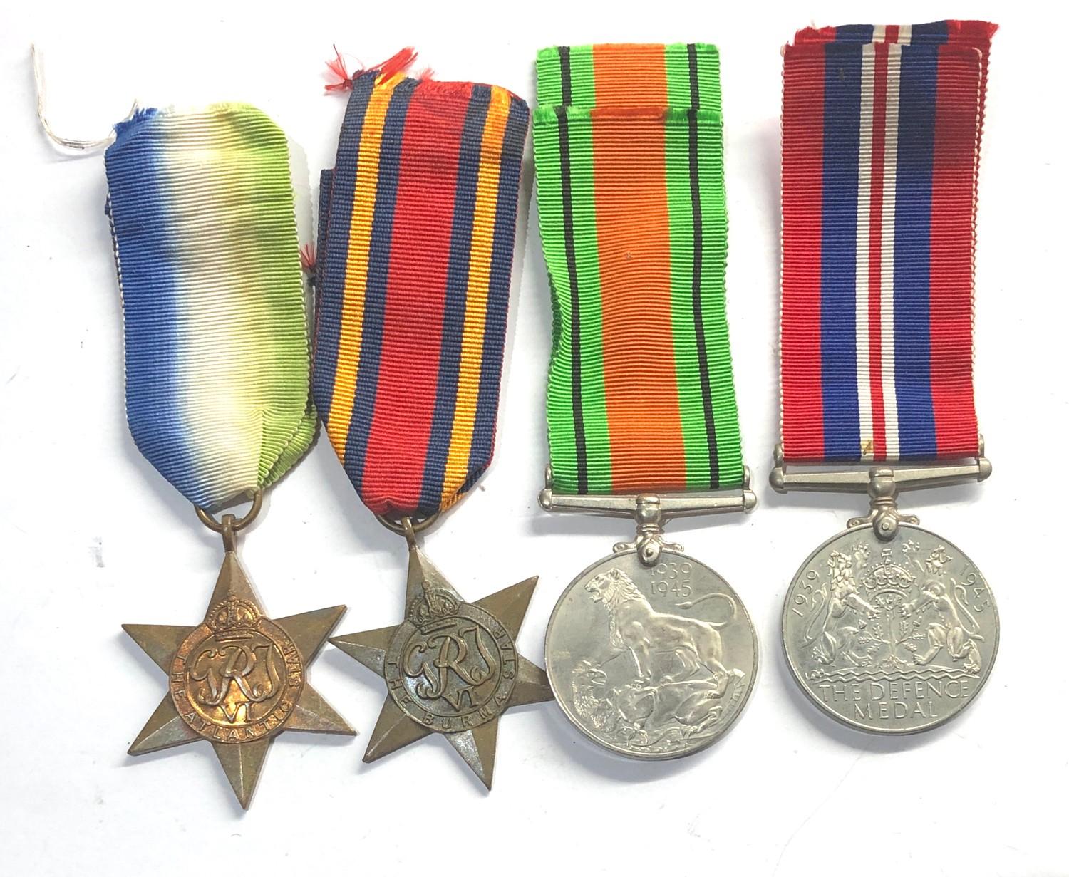 Selection of WW2 medals includes Atlantic star etc - Image 2 of 2