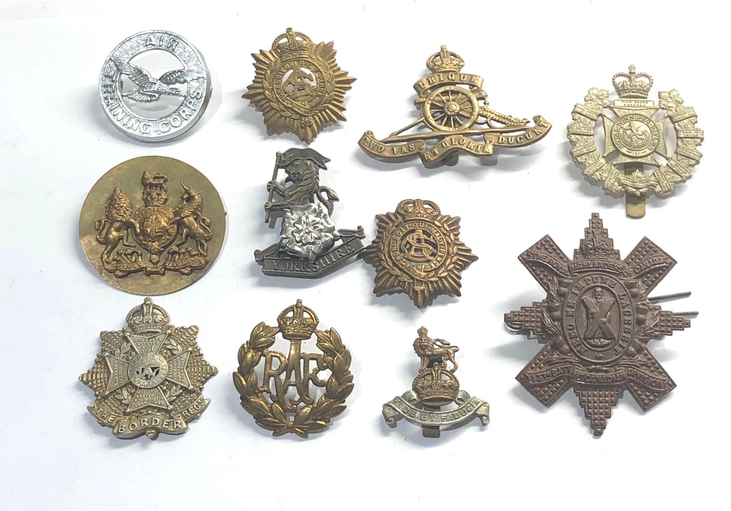 Selection of military badges