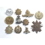 Selection of military badges