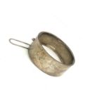 Vintage silver cuff bangle