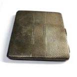 Antique engine turned cigarette case weight 120g