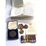 Ww2 medals etc to royal marine sgt d goodhall including miniatures ww2 medals and russian medal
