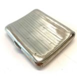 Silver cigarette case Birmingahm silver hallmarks