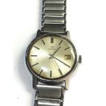 Vintage gents omega wristwatch it is in working order but no warranty given please see images for