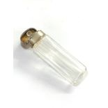 Antique silver top perfume bottle complete with stopper dutch silver sword hallmarks measures approx
