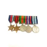 WW2 medals mounted